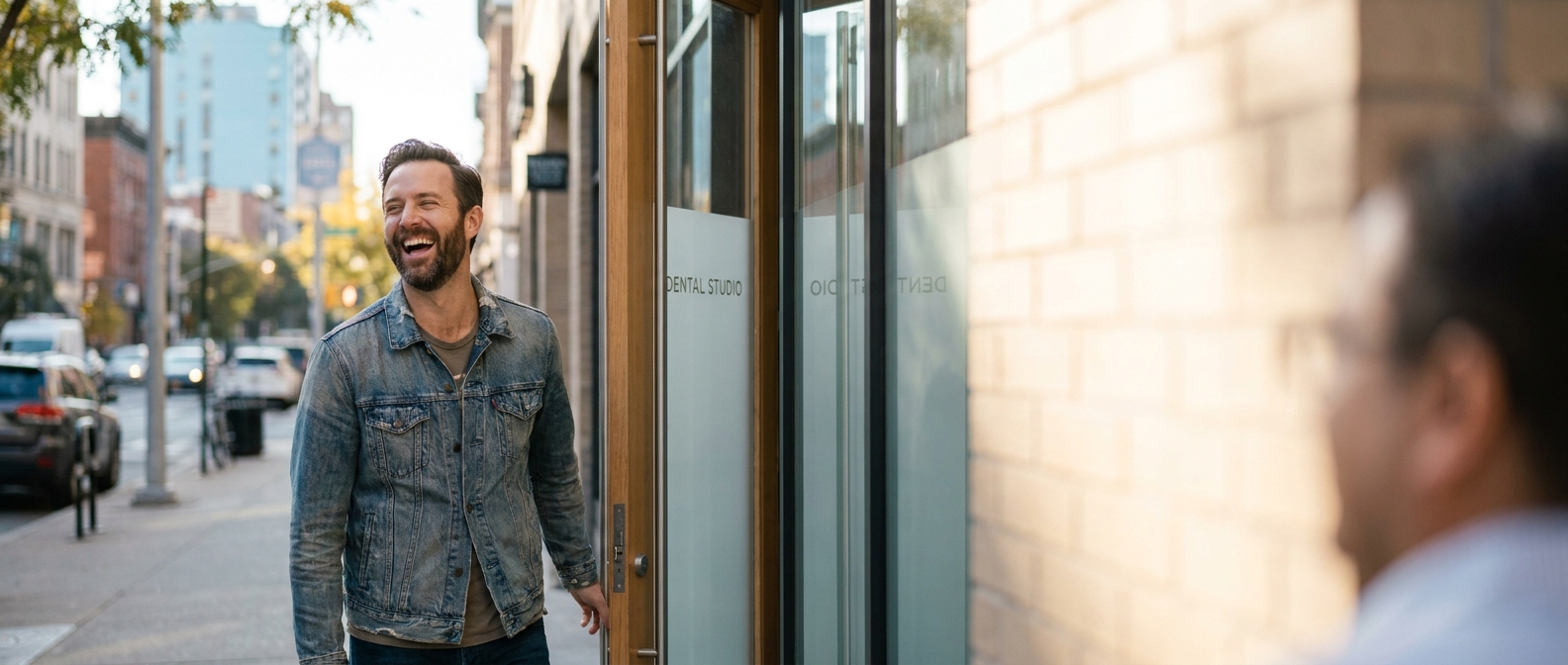Aspen Dental patients photographed in natural light