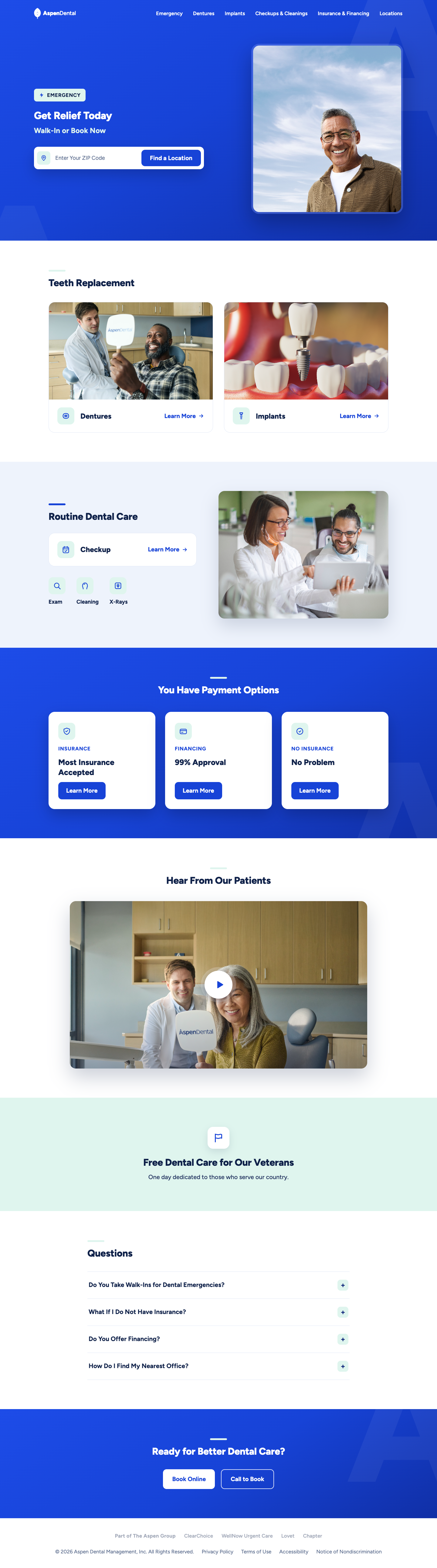 Aspen Dental — Website