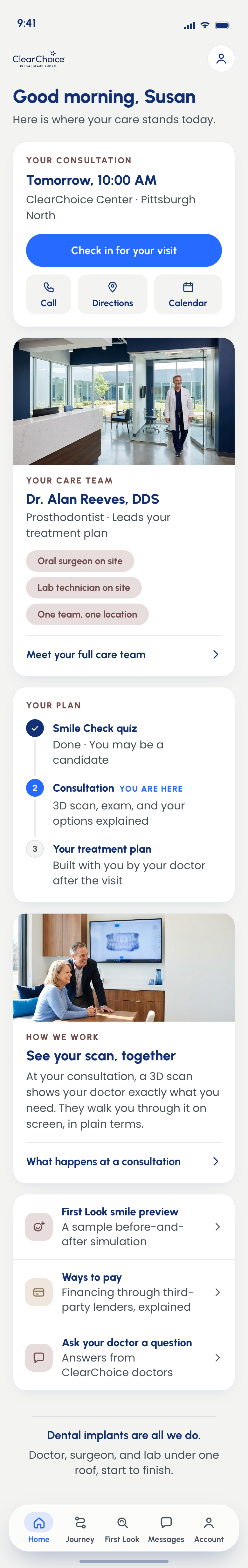 ClearChoice — App (Home)