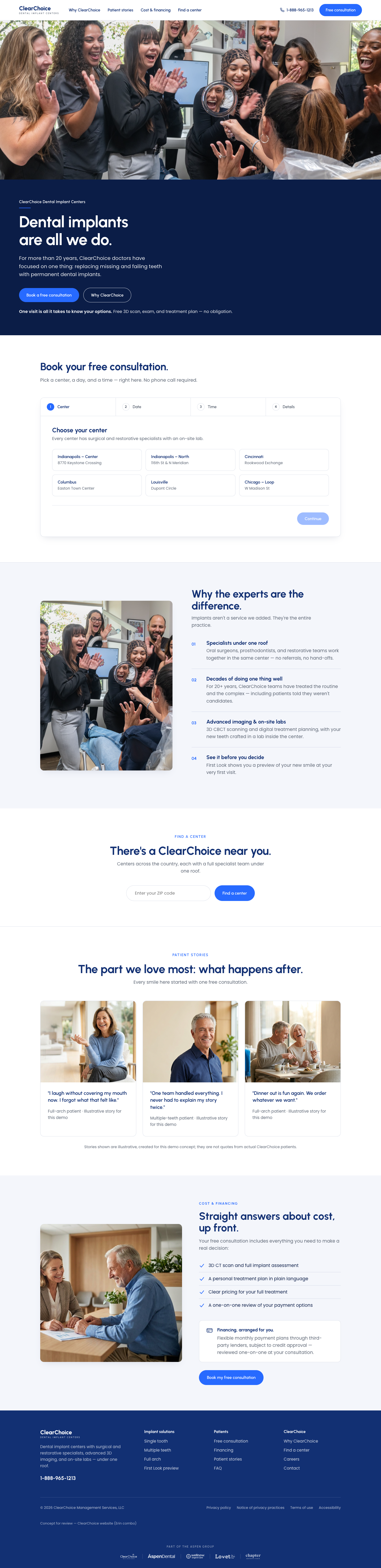 ClearChoice — Website