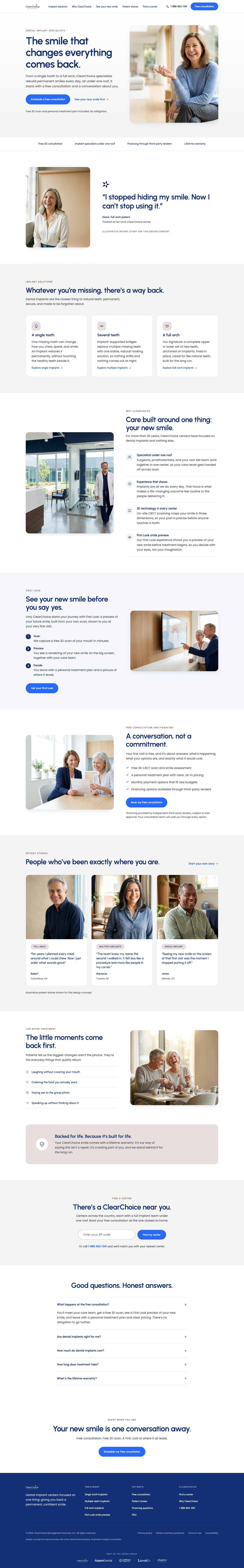 ClearChoice — Website